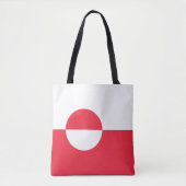 Groenlandse vlag tote bag (Voorkant)