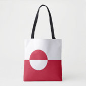 Groenlandse vlag tote bag (Voorkant)