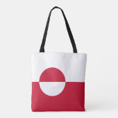 Groenlandse vlag tote bag (Achterkant)