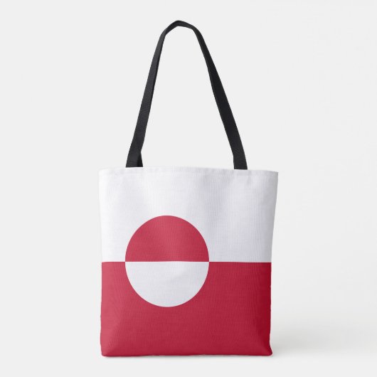 Groenlandse vlag tote bag (Achterkant)