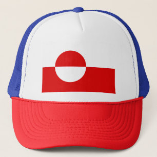 Groenlandse vlag trucker pet
