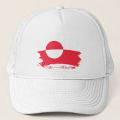 Groenlandse vlag trucker pet (Voorkant)