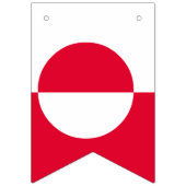 Groenlandse vlag vlaggetjes (Derde vlag)