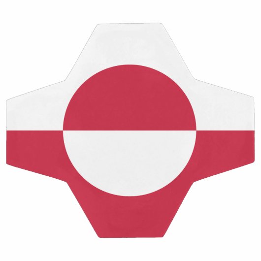 Groenlandse vlag voetbal (Enkel)