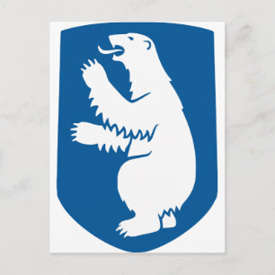 Groenlandse vlaggenKaart GL Briefkaart