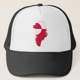 Groenlandse vlaggenKaart GL Trucker Pet