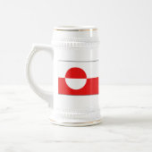 Groenlandvlag ~ Kaart Mok (Links)