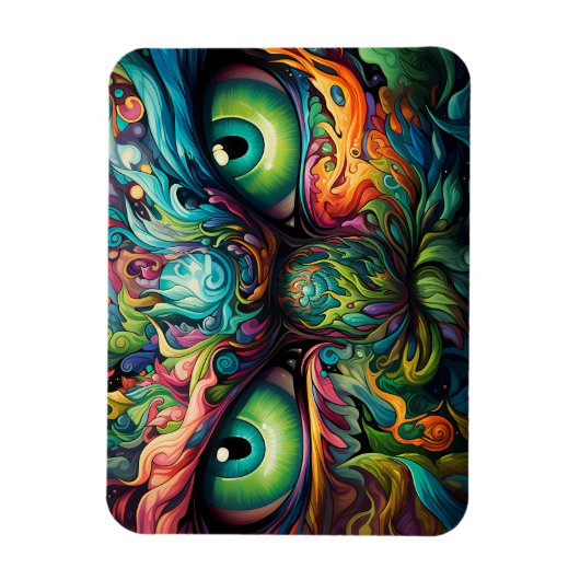 Groenogig monster magneet (Verticaal)