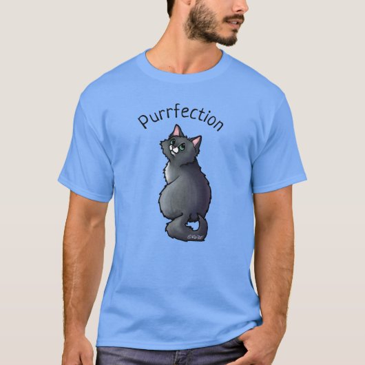 Groenogige Kat T-shirt (Voorkant)