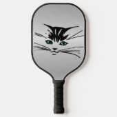 Groenoogkat Pickleball Paddle (Voorkant)