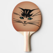 Groenoogkat Rustiek  Tafeltennisbatje (Achterkant)