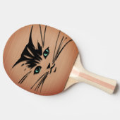 Groenoogkat Rustiek  Tafeltennisbatje (Zijkant)