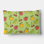 Groenpatroon verse zomervruchten etui (Achterkant)