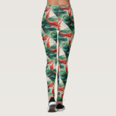 Groenrood vocht Leggings (Achterkant)