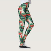 Groenrood vocht Leggings (Rechts)