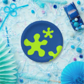 groenslik slim blauw bord voor feestpapier , borde (Feest)