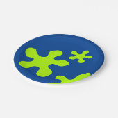 groenslik slim blauw bord voor feestpapier , borde (Gekanteld)