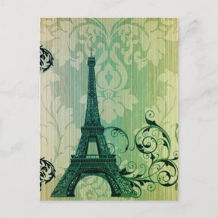 Groenstuwdamp Parijs Eiffeltoren Briefkaart