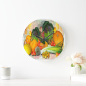 Groentbeeldscherm ~ decoratieve klok (Huis)