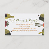 Groente fruitboeren markt chef kookklasse visitekaartje (Achterkant)