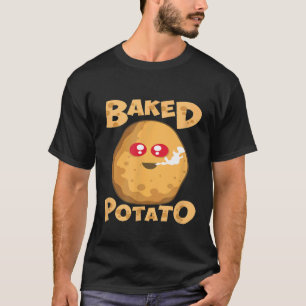 Groente  Gebakken Aardappel Pothead  Boerderij T-shirt