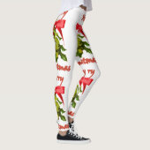 groente kerst rode bruine maretak leggings (Rechts)