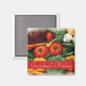  groente kunst keukenmagneet magneet (Voorkant / Achterkant)