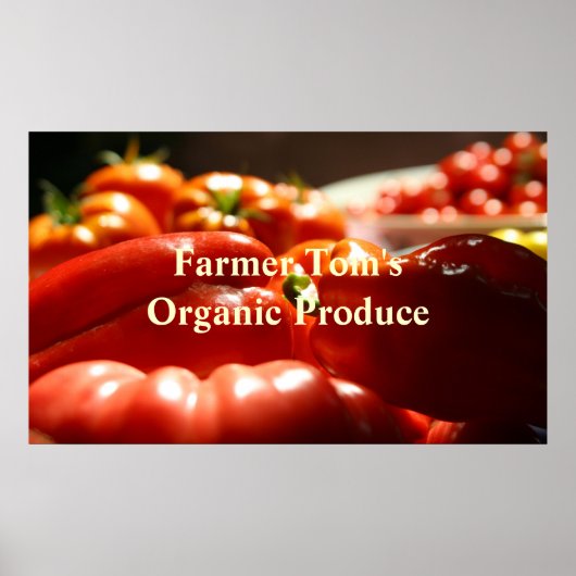 Groente Oogst Poster (Voorkant)