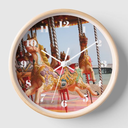  groente, paarden op carrousel (Voorkant)