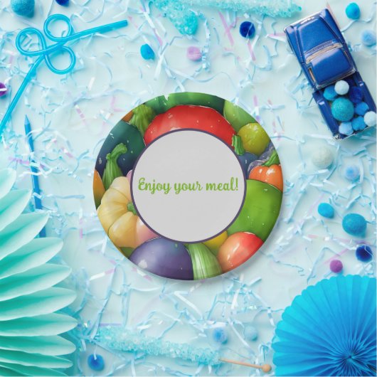 groente papieren bordje (Feest)
