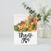 Groente plantaardig Vegetarisch waardering Briefkaart (Staand voorkant)