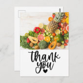 Groente plantaardig Vegetarisch waardering Briefkaart (Voorkant / Achterkant)