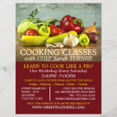 Groente Selectie, Reclame voor Kooklessen Flyer (Voorkant)