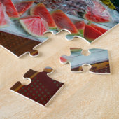 Groente Stalletje Grenada Caraïben. Legpuzzel (Zijkant)