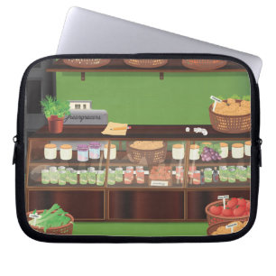 Groenteboeren Winkel Laptop Sleeve