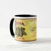 groenteetiket - erwten mok (Voorkant links)