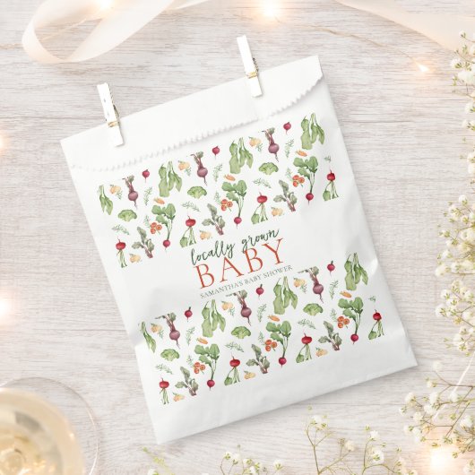 Groentelers verhandelen lokaal geteelde Baby Bedankzakje (Geknipt)