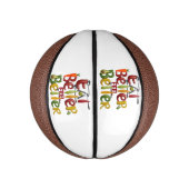 Groenteliefhebbers Levendige & gezonde levende Des Basketbal (Verticaal)