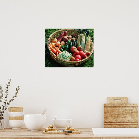 Groenten 5 poster (Keuken)