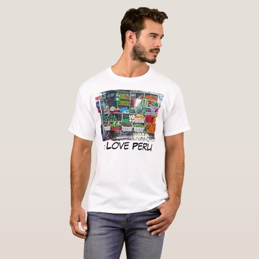 Groenten als kunst t-shirt (Voorkant volledig)