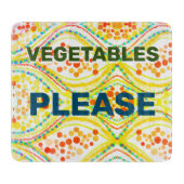 groenten, alsjeblieft snijplank (Voorkant)