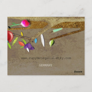 Groenten Aquarel VINTAGE Briefkaart