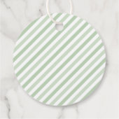 Groenten baby shower - Dank je Bedankjes Labels (Achterkant)