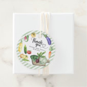 Groenten baby shower - Dank je Bedankjes Labels (In situ)