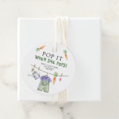 Groenten baby shower - Pop het! Als ze pop! Bedankjes Labels (In situ)