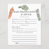 Groenten Baby Voorspellingen & Advies (Voorkant)