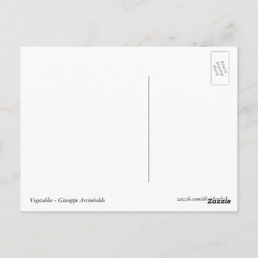 Groenten Briefkaart (Achterkant)