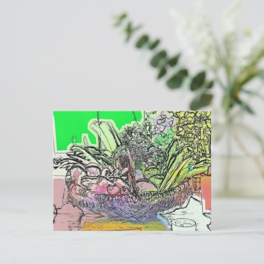 GROENTEN BRIEFKAART (Staand voorkant)