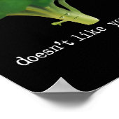 Groenten Broccoli houdt niet van jou D0100101A Poster (Hoek)