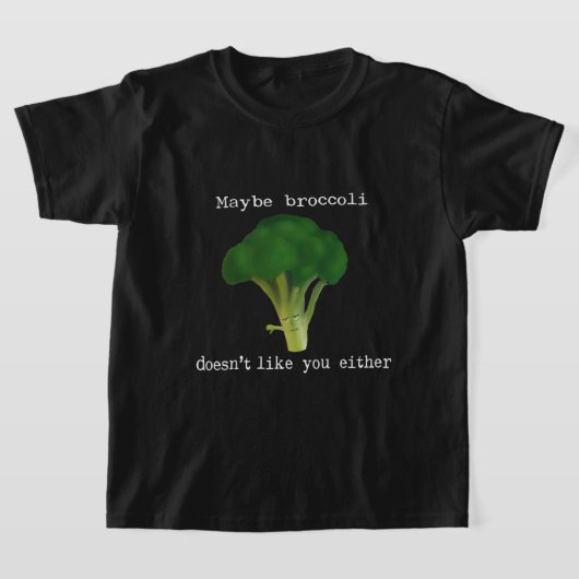 Groenten Broccoli houdt niet van jou D0100101A T-shirt (Laagn)